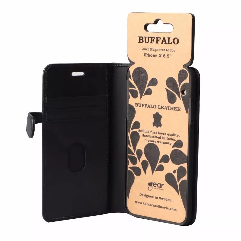 Buffalo 658564 mobiliojo telefono dėklas Folio Juoda