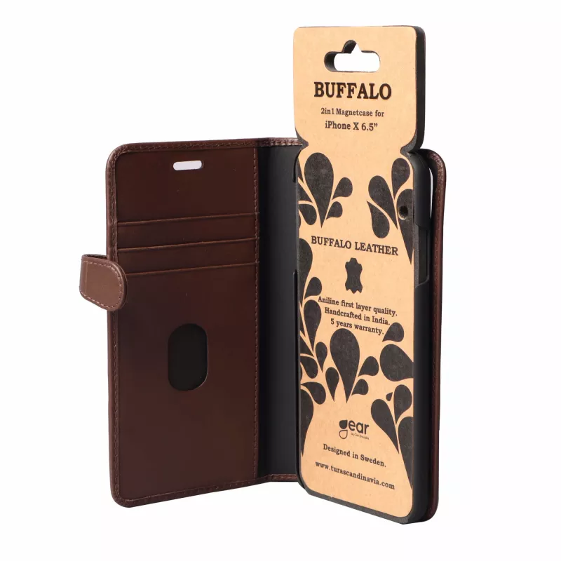 Buffalo 658565 mobiliojo telefono dėklas Folio Ruda