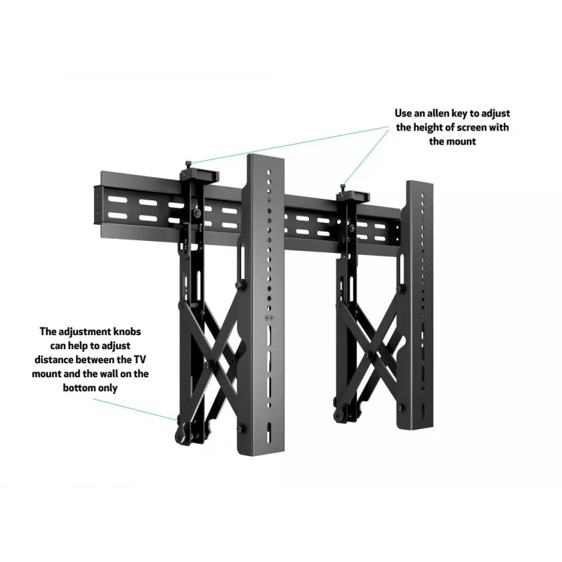 Video Wall Mount Multibrackets M Public Push 40-70 inch Juoda