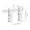 Video Wall Mount Multibrackets M Public Push 40-70 inch Juoda