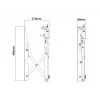 Video Wall Mount Multibrackets M Public Push 40-70 inch Juoda