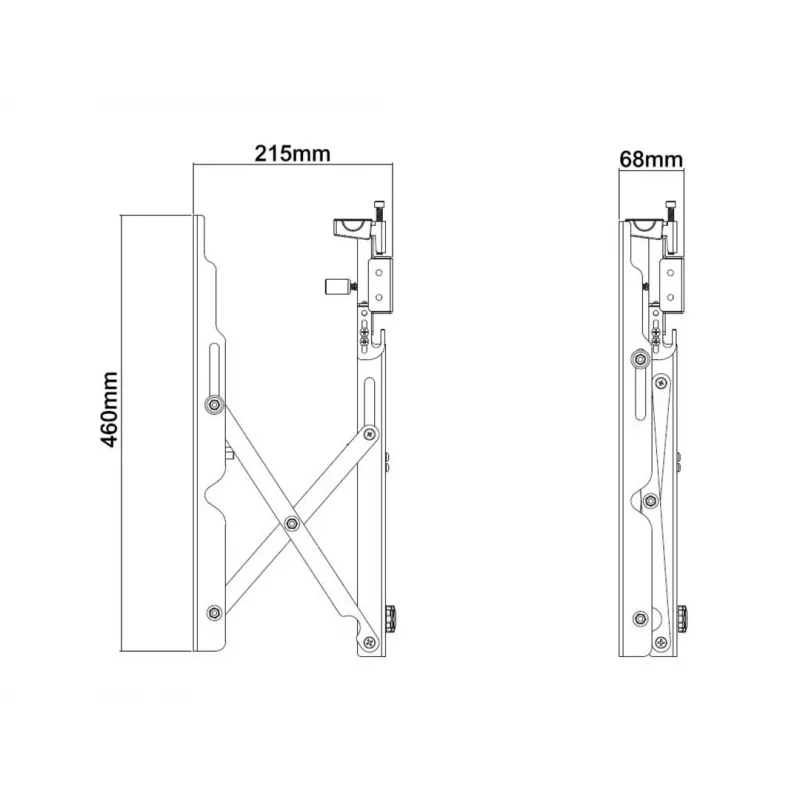 Video Wall Mount Multibrackets M Public Push 40-70 inch Juoda