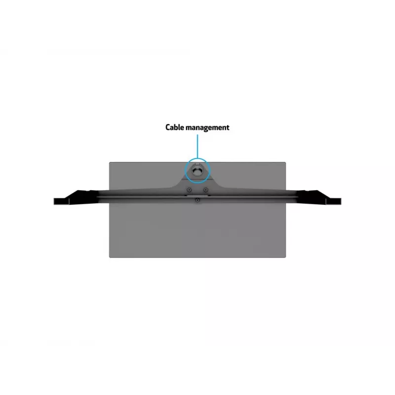 Stalinis stovas Multibrackets M VESA Turn Juoda Large MAX 600x400