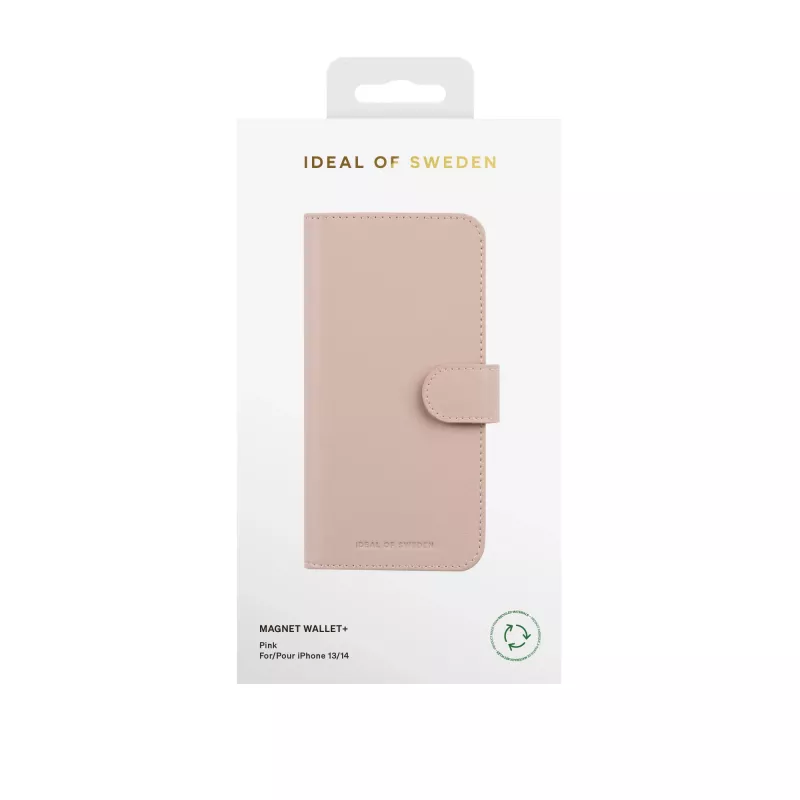 iDeal of Sweden Magnet Wallet+ iPhone 13 / 14 / 16e rožinis, Flip tipo dėklas, Apple, iPhone 13/14/16E, 15,4 cm (6,06″), Rožinis