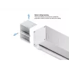 Multibrackets M 1:1 rankinis projekcinis ekranas 200x200, 112 colių balta versija