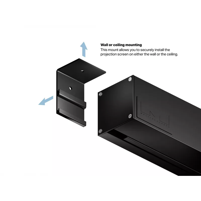 Multibrackets M 16:9 Motorizuotas projekcijos ekranas 240x135, 108 colių Juoda Edition