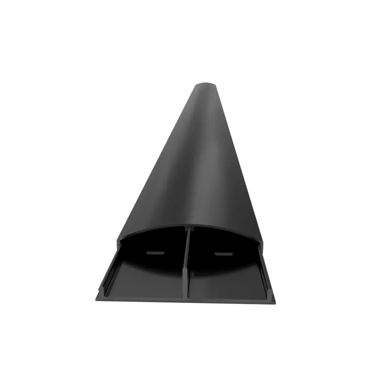 Multibrackets M kabelių gaubtas SS juodas 75 mm pl. - 1600 mm ilg.