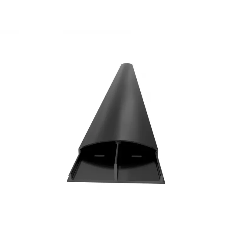 Multibrackets M kabelių gaubtas SS juodas 75 mm pl. - 1600 mm ilg.