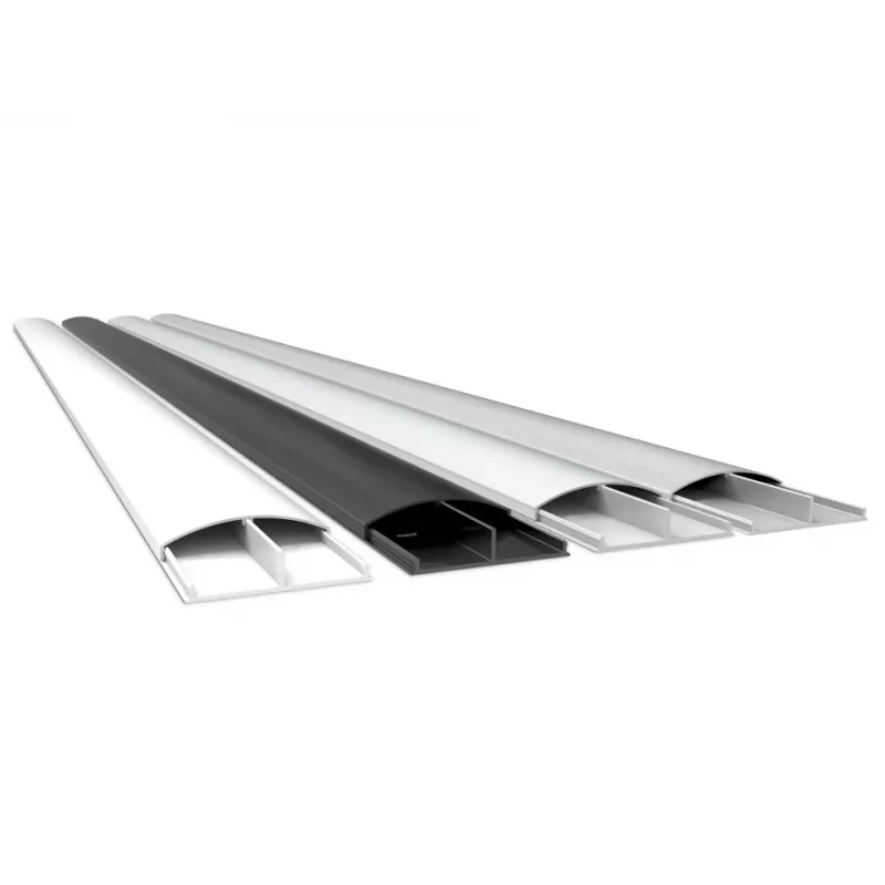 Multibrackets M kabelių gaubtas SS juodas 75 mm pl. - 1600 mm ilg.
