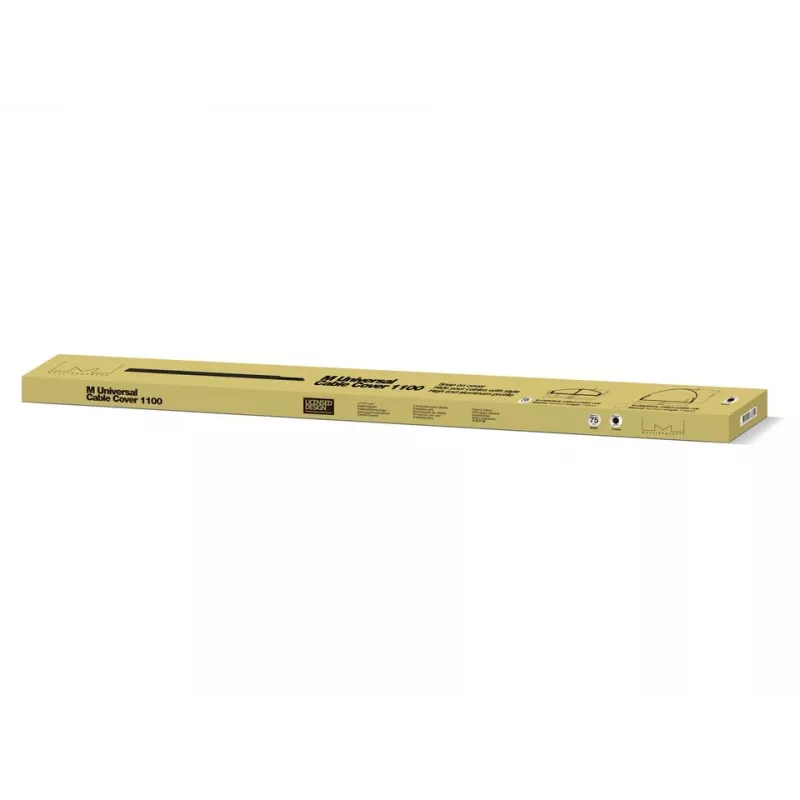 Multibrackets M kabelių gaubtas SS juodas 75 mm pl. - 1600 mm ilg.