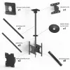 Lubinis laikiklis Multibrackets M Public Medium Back to Back Juoda 3000