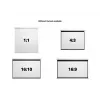 Multibrackets M 16:10 Rankinis Projekcinis Ekranas 232,6x145,4, 108 colių