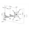 Multibrackets M VESA Flexarm 360 III White 15kg 15-32 coliai