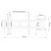 Swing Arm Mount MULTIBRACKETS M Universal 180° — 26 colių–47 colių ekranams, VESA iki 400x400, maks. 25 kg, juodas