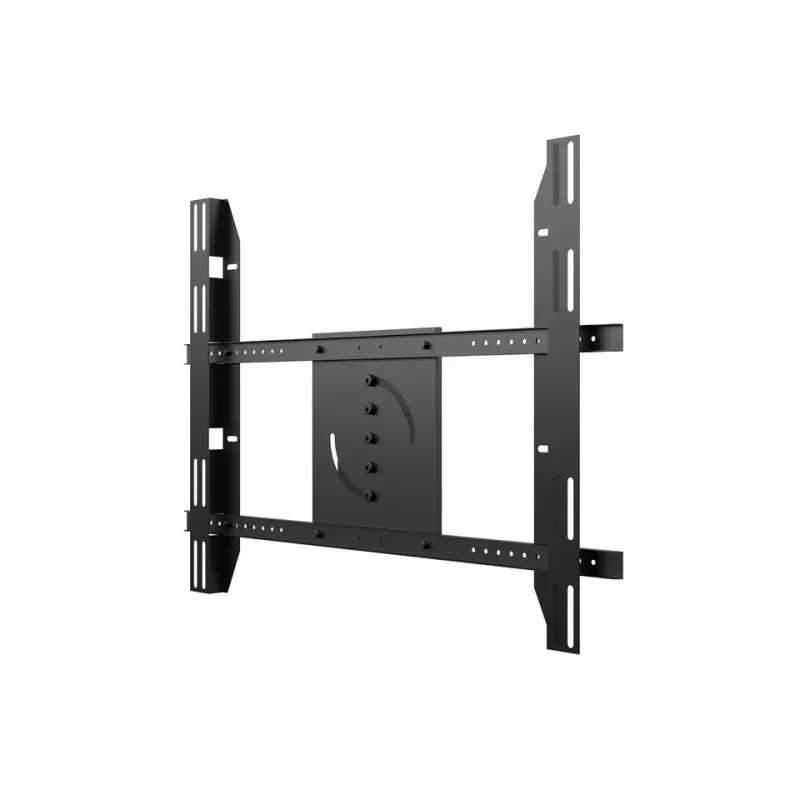 Vieno ekrano viešojo rodymo stovas MULTIBRACKETS M – Juodas, palaiko iki 60 kg, VESA 200x200–800x400