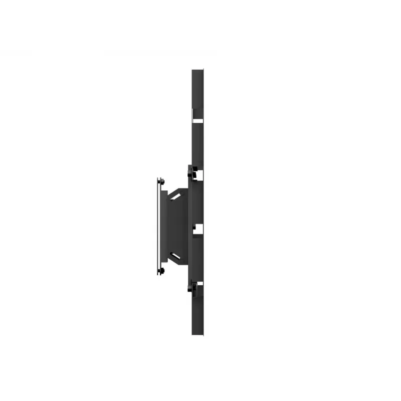 Vieno ekrano viešojo rodymo stovas MULTIBRACKETS M – Juodas, palaiko iki 60 kg, VESA 200x200–800x400