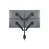 Multibrackets M VESA Gas Lift Arm Quad Juoda 40 kg 15-32 colio