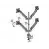 Multibrackets M VESA Gas Lift Arm Quad Juoda 40 kg 15-32 colio