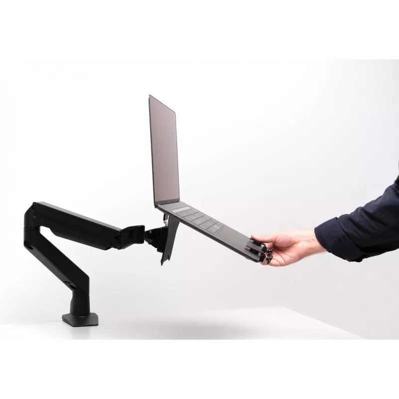 Nešiojamojo kompiuterio stovas Multibrackets M Laptop Holder Gas Lift Arm juodas