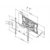 Laikiklis Multibrackets M VESA Super plonas Tilt & Turn Plus HD