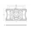 Laikiklis Multibrackets M VESA Super plonas Tilt & Turn Plus HD