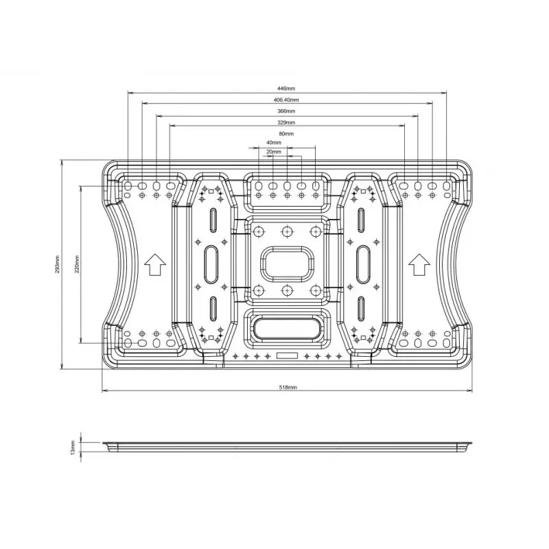 Laikiklis Multibrackets M VESA Super plonas Tilt & Turn Plus HD