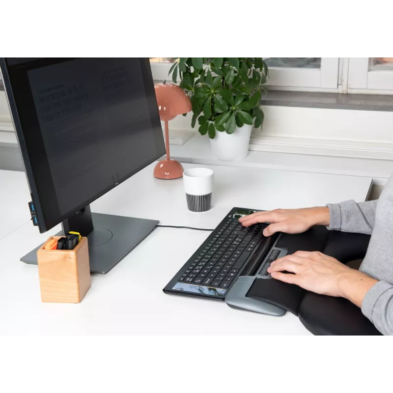 pelėtrapper Delta pelė Pilka Extended USB-A, USB Type-A, 4000 DPI, juoda, pilka