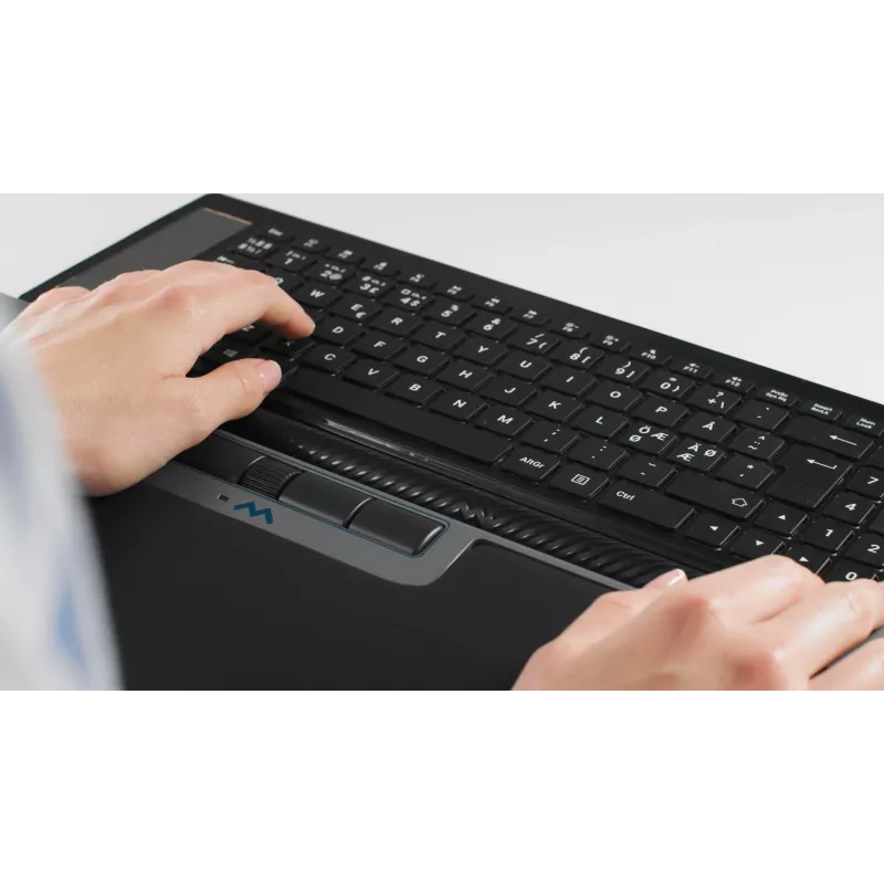 pelėtrapper Delta pelė Pilka Extended USB-A, USB Type-A, 4000 DPI, juoda, pilka