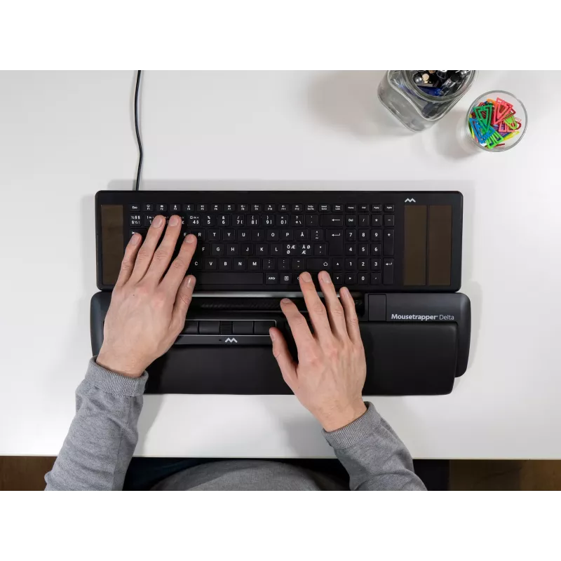 Pelė pelėtrapper Delta pelė Juoda Extended USB-A