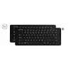 Belaidė klaviatūra pelėtrapper Type Mini QWERTY NORDIC — USB-C, belaidė RF, Bluetooth, juoda