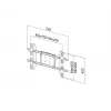 Laikiklis Multibrackets M Display Mount vienam ekranui juodas plienas 3kg