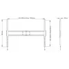 Multibrackets M Universal Fixed Wallmount SD MAX 1200x900