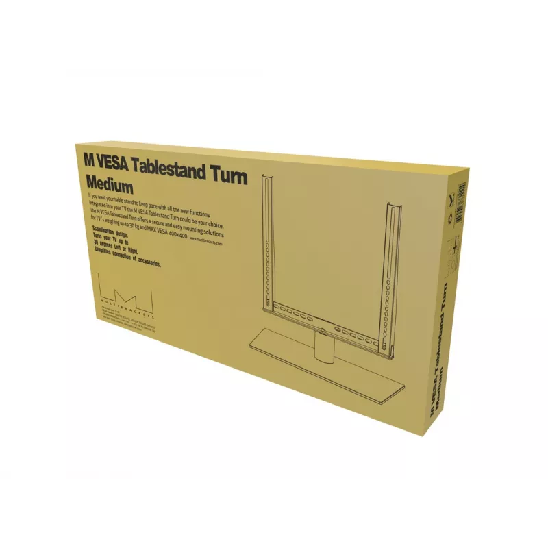Stalinis stovas Multibrackets M VESA Tablestand Turn Juoda Medium MAX 400x400