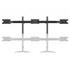 Trigubo monitoriaus stalinio laikiklio išplėtimo rinkinys MULTIBRACKETS M VESA 3 ekranams 24–32 col. iki 24 kg, aliuminis/plastikas, juodas