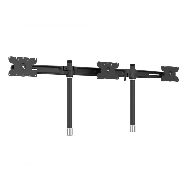 Trigubo monitoriaus stalinio laikiklio išplėtimo rinkinys MULTIBRACKETS M VESA 3 ekranams 24–32 col. iki 24 kg, aliuminis/plastikas, juodas