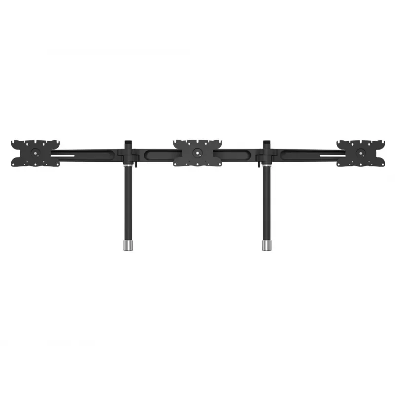 Trigubo monitoriaus stalinio laikiklio išplėtimo rinkinys MULTIBRACKETS M VESA 3 ekranams 24–32 col. iki 24 kg, aliuminis/plastikas, juodas