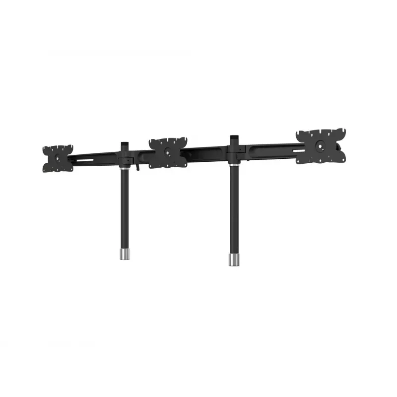 Trigubo monitoriaus stalinio laikiklio išplėtimo rinkinys MULTIBRACKETS M VESA 3 ekranams 24–32 col. iki 24 kg, aliuminis/plastikas, juodas