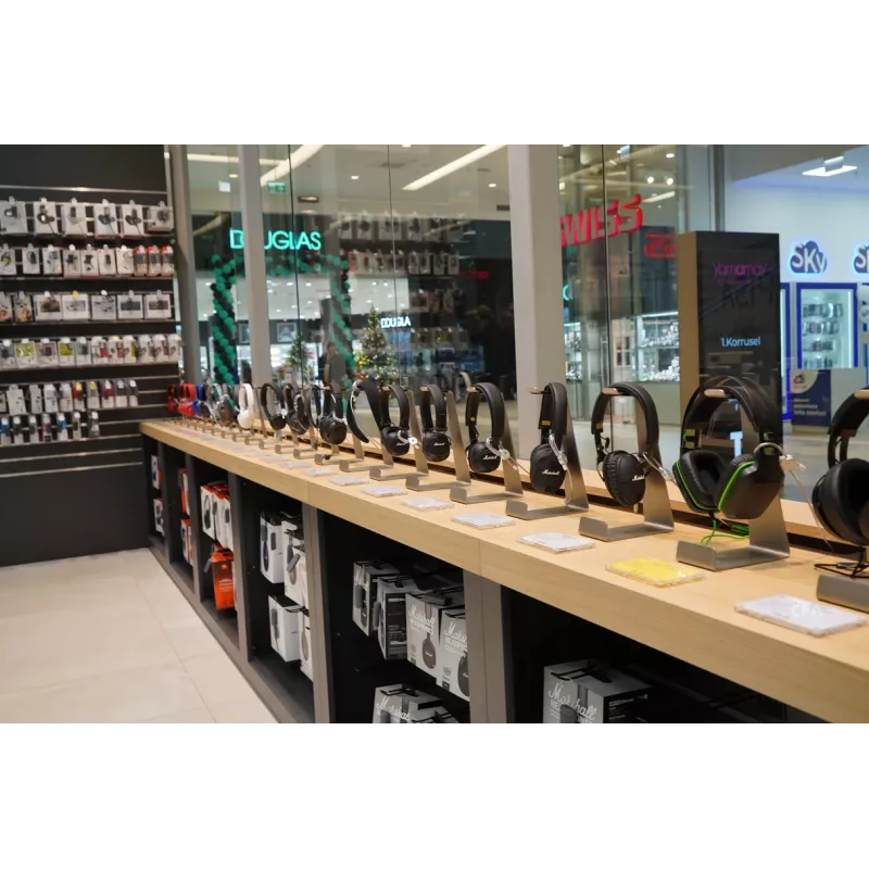 Ausinių laikiklis Multibrackets M Headset Holder Stalo stovas Sidabrinis Aliuminis