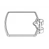 Lentyna Multibrackets M Public Floorstand Shelf Basic 150, juoda, plastikas, plienas