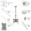Multibrackets M Public Ceilingmount Medium Single White 3000 Maks. svoris 30 kg Min. ekranas 32 coliai Maks. ekranas 55 coliai