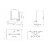 Multibrackets M VESA Tablestand Turn Small MAX 300x300 Juoda