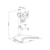 Stalinis stovas Multibrackets M Deskstand Basic Single