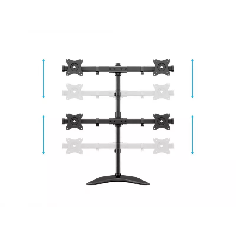 Multibrackets M Deskstand Basic Quad laisvai stovintis laikiklis 32 kg 15-27 colių