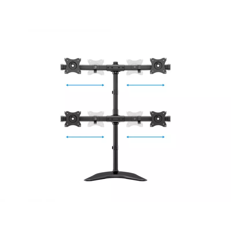 Multibrackets M Deskstand Basic Quad laisvai stovintis laikiklis 32 kg 15-27 colių