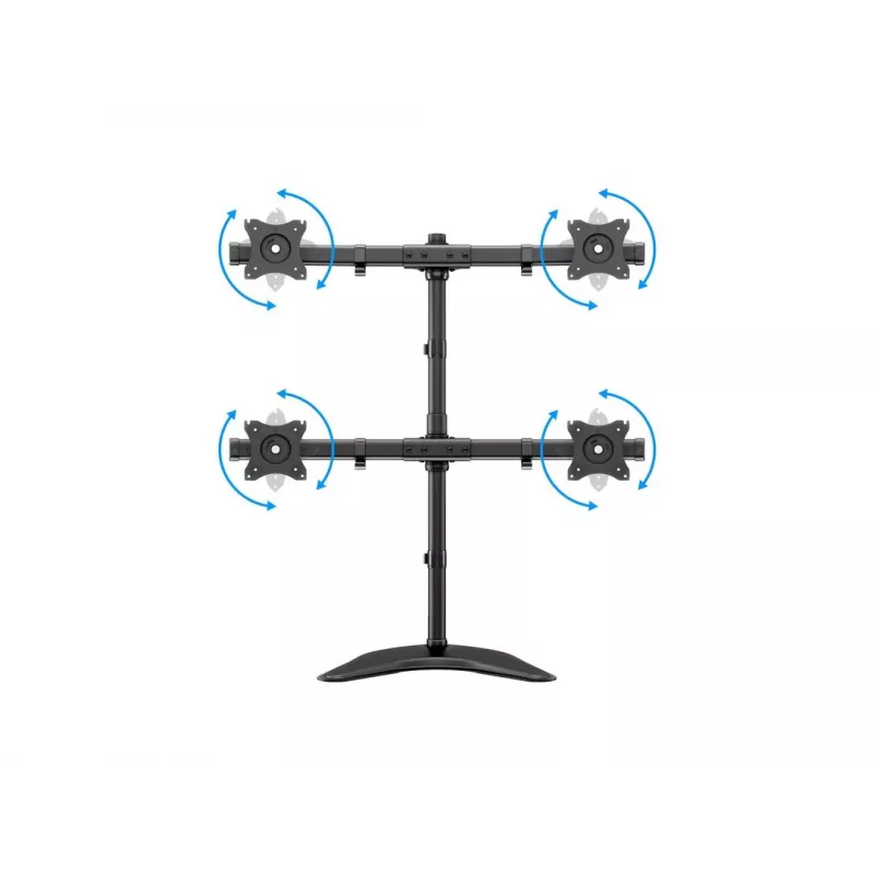Multibrackets M Deskstand Basic Quad laisvai stovintis laikiklis 32 kg 15-27 colių