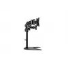 Monitoriaus stovo laikiklis MULTIBRACKETS M Deskstand Basic Triple — 3 krypčių, VESA 75x75–100x100, palaiko iki 24 kg, 15–27 colių ekranams, juodas