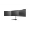 Monitoriaus stovo laikiklis MULTIBRACKETS M Deskstand Basic Triple — 3 krypčių, VESA 75x75–100x100, palaiko iki 24 kg, 15–27 colių ekranams, juodas