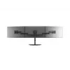 Monitoriaus stovo laikiklis MULTIBRACKETS M Deskstand Basic Triple — 3 krypčių, VESA 75x75–100x100, palaiko iki 24 kg, 15–27 colių ekranams, juodas