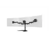 Monitoriaus stovo laikiklis MULTIBRACKETS M Deskstand Basic Triple — 3 krypčių, VESA 75x75–100x100, palaiko iki 24 kg, 15–27 colių ekranams, juodas