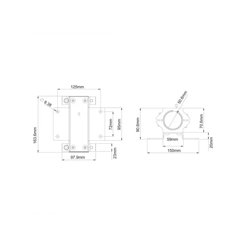 Multibrackets M Pro Series - Stulpo spaustukas